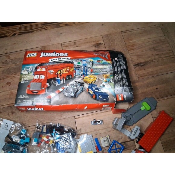 Lego Juniors Cars 10745 Florida 500 Final Race Partial Incomplete - Picture 1 of 4